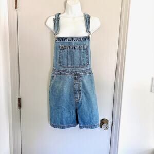 Women's Vintage Y2K GAP Denim Shorts Overalls - L